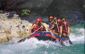 rafting on Zamanti river